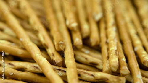 Portion of rotating Salt Sticks (seamless loopable)