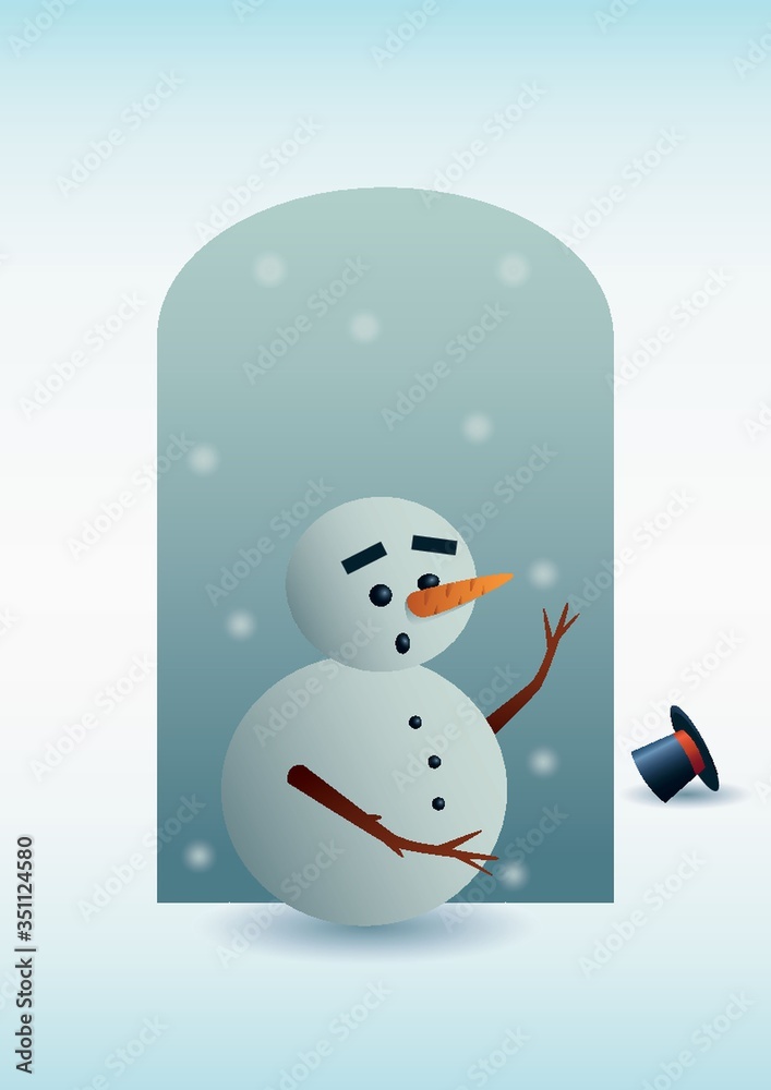 Obraz premium snowman