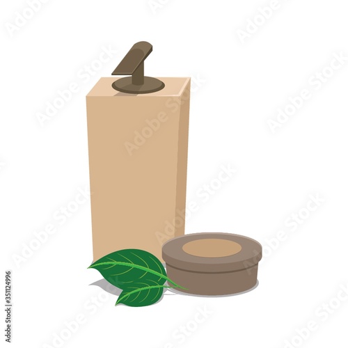 moisturizer bottle and cream