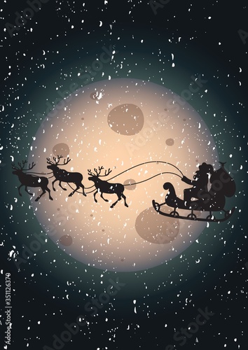 santa in the sky