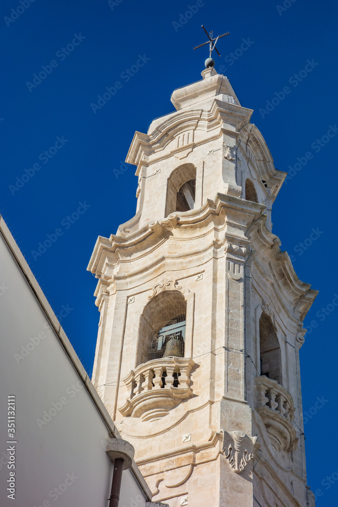 Mother church of Noci. Puglia. Italy.