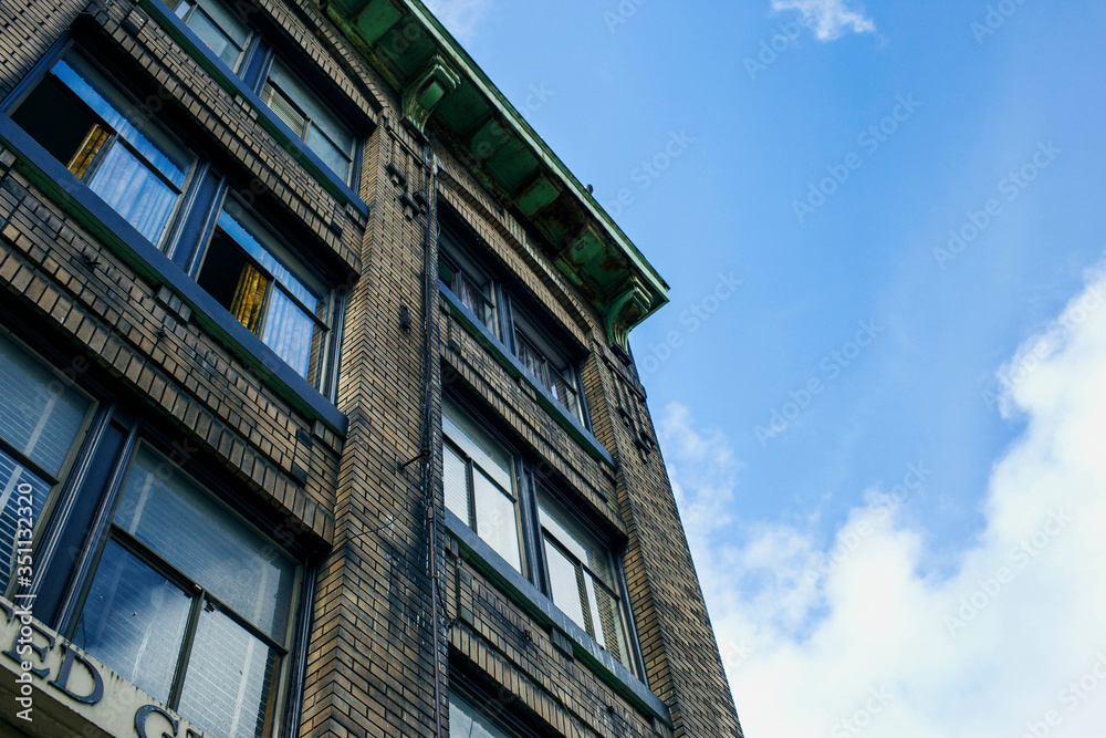 Obraz premium Buildings downtown Vancouver, heritage buildings 