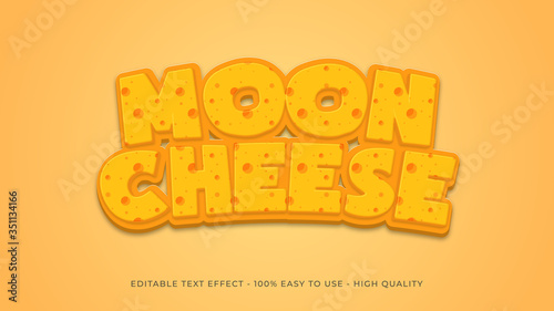cheese text effect concept