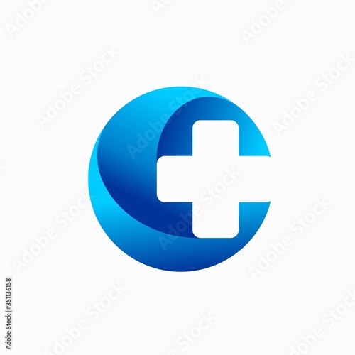 charity logo design, letter C logo