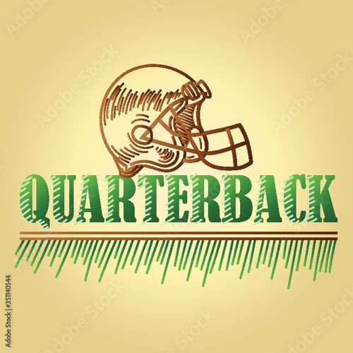 football quarterback position text