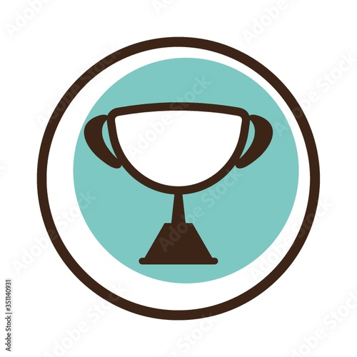 A winner cup illustration.