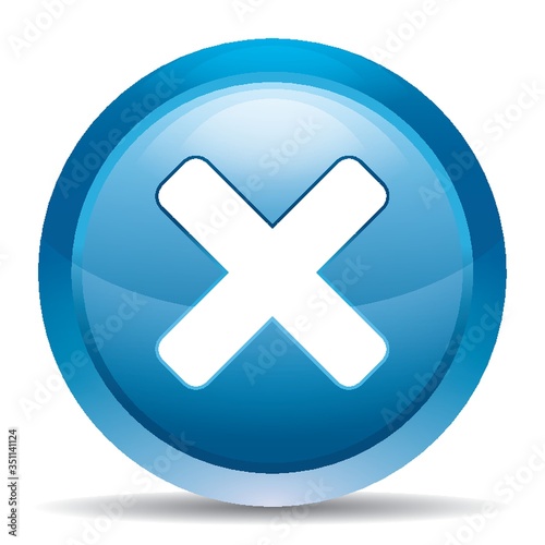 A cancel button illustration.