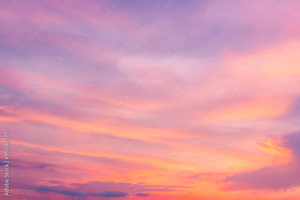 sunset sky background, purple 
