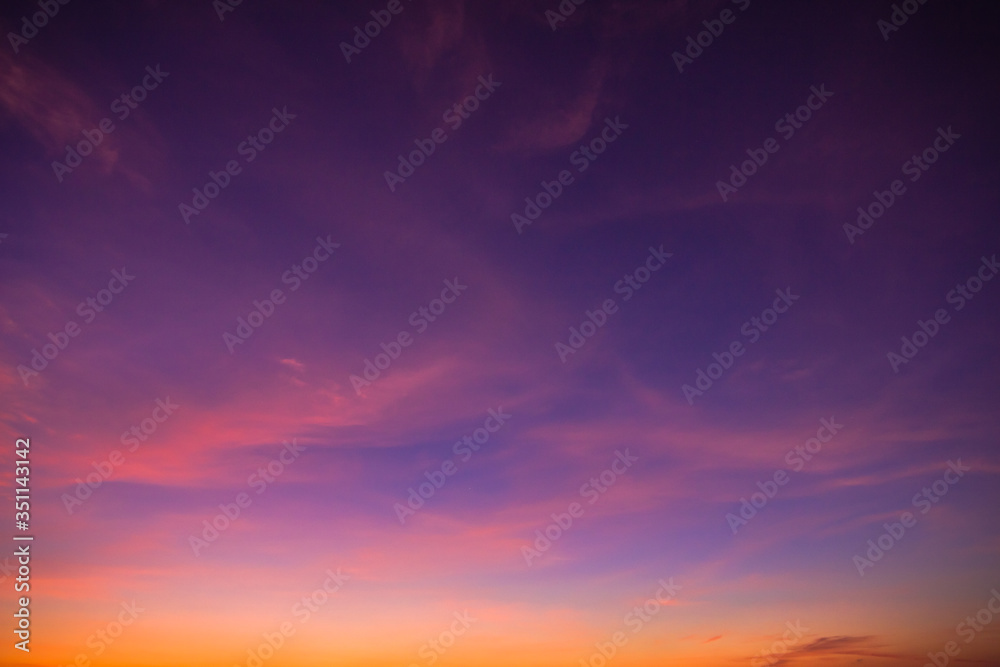 Obraz premium sunset sky background