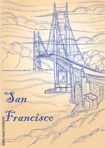 san francisco drawing