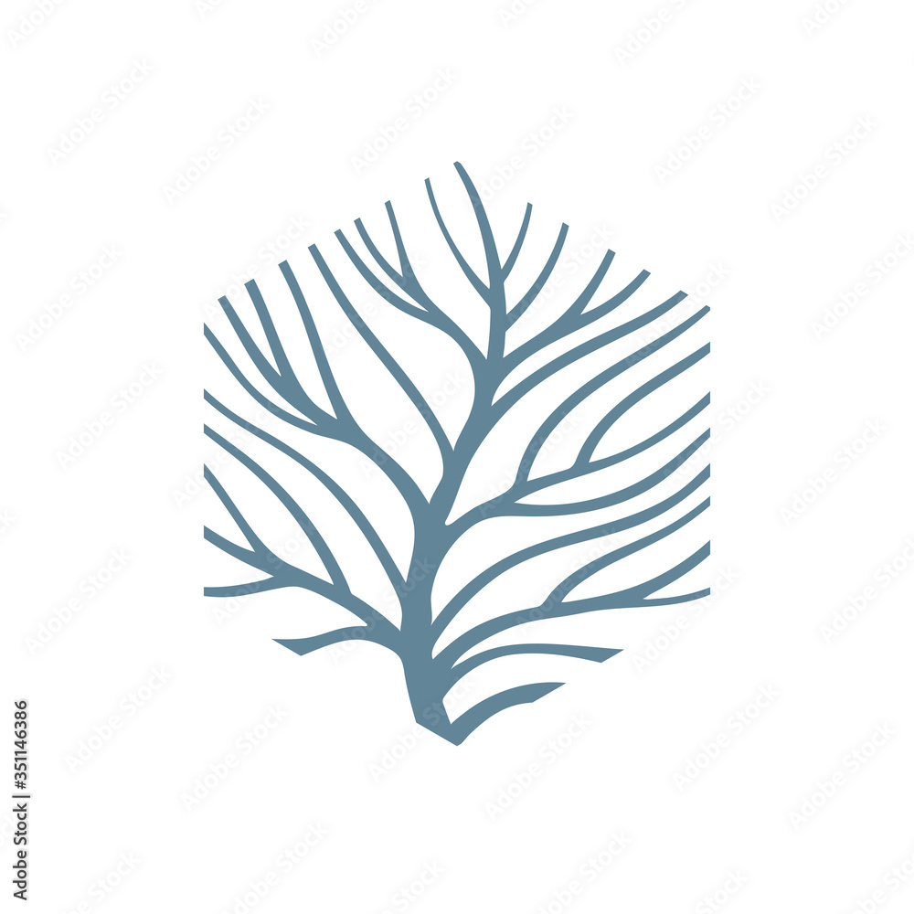 Tree. Tree abstract logo. Tree branches vector illustration. Part of set. Tree. Tree abstract logo. Tree branches vector illustration. Part of set.