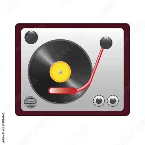 DJ turntable