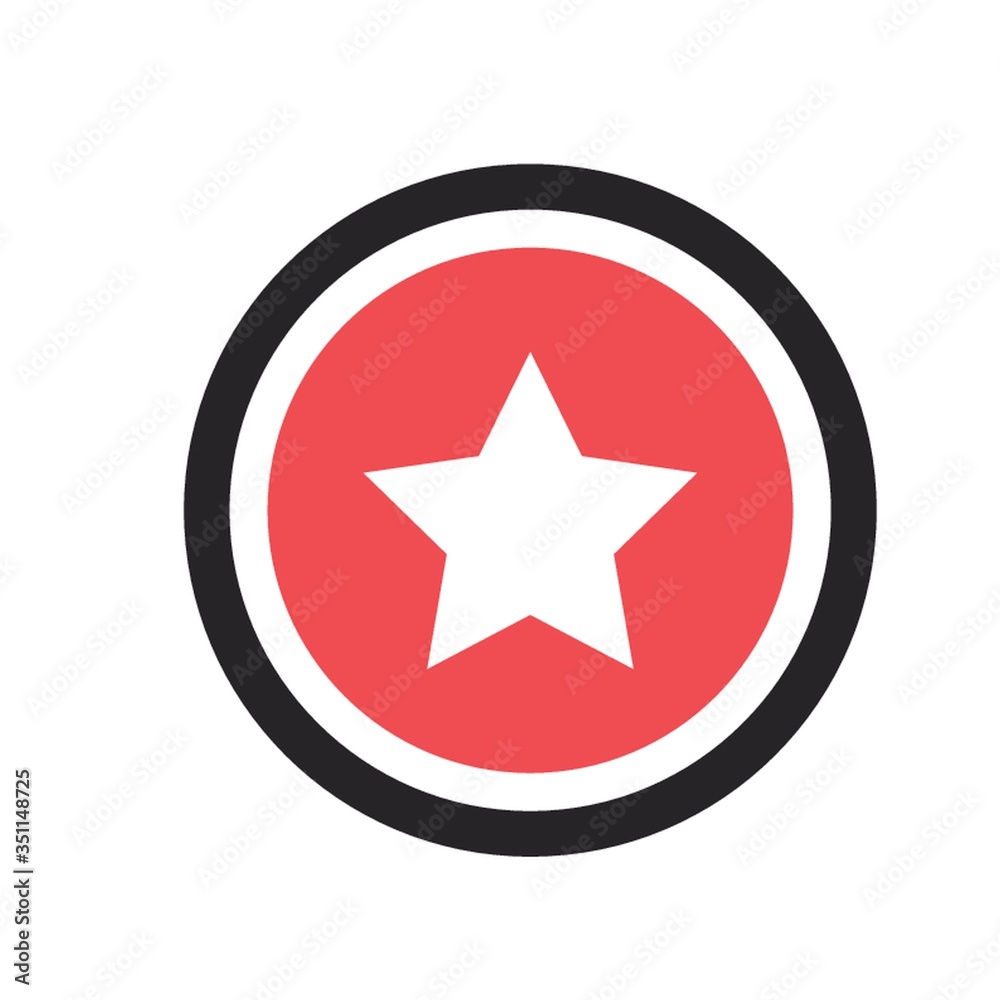 star in a round shape star in a round shape