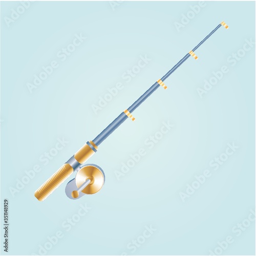 A fishing rod illustration.