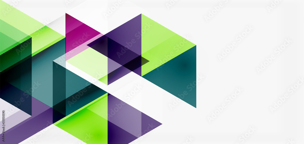 Geometric abstract background, mosaic triangle and hexagon shapes. Trendy abstract layout template for business or technology presentation, internet poster or web brochure cover, wallpaper Geometric abstract background, mosaic triangle and hexagon shapes. Trendy abstract layout template for business or technology presentation, internet poster or web brochure cover, wallpaper