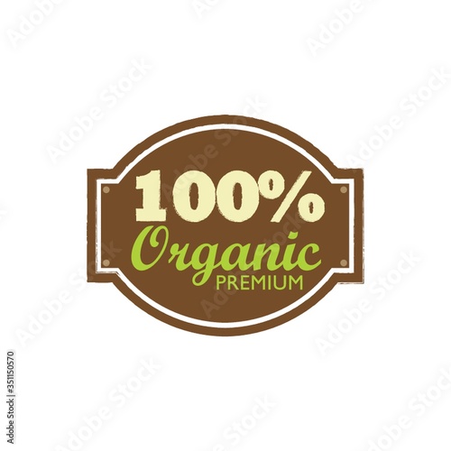organic premium label