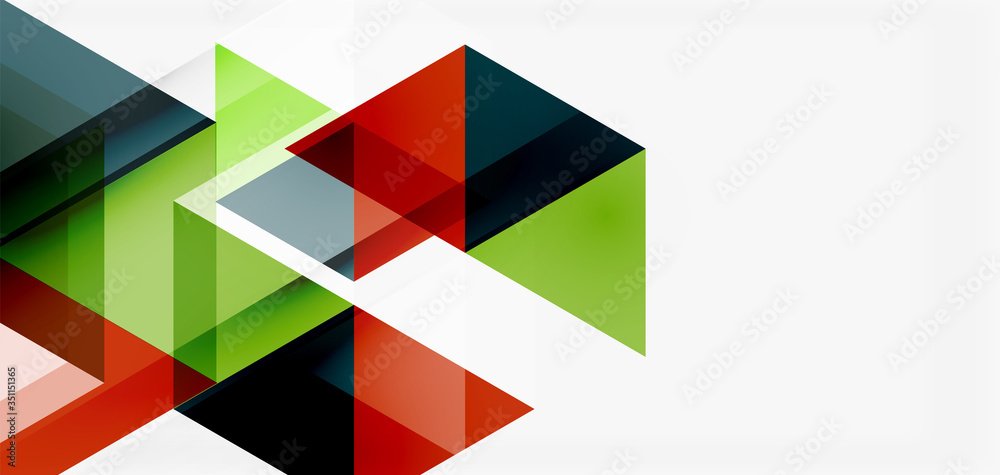 Geometric abstract background, mosaic triangle and hexagon shapes. Trendy abstract layout template for business or technology presentation, internet poster or web brochure cover, wallpaper Geometric abstract background, mosaic triangle and hexagon shapes. Trendy abstract layout template for business or technology presentation, internet poster or web brochure cover, wallpaper