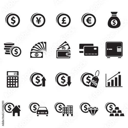 A money icons illustration.
