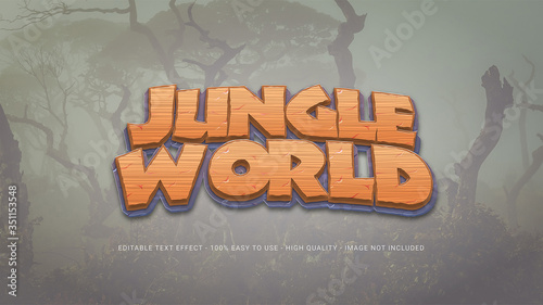 wood text effect concept