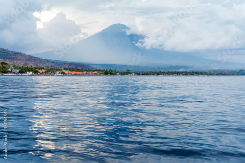 Beautiful balinese landscape view. Bali, Indonesia