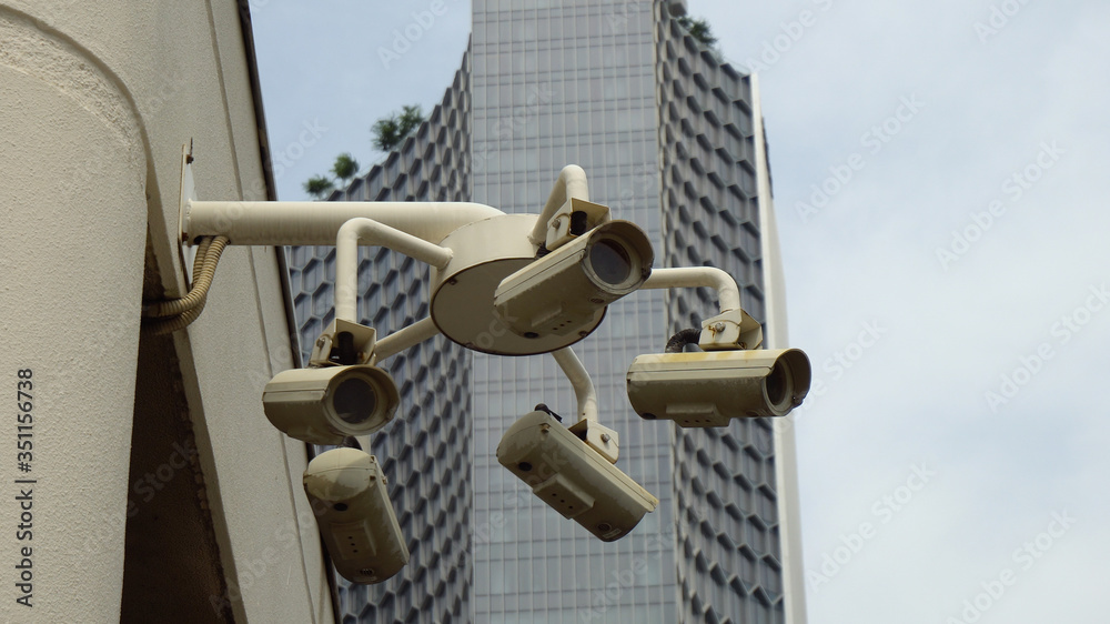 5 Surveillance CCTV Cameras in City of Singapore