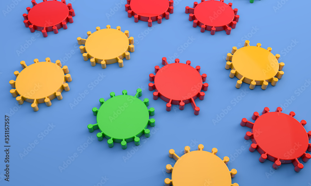 Coronavirus 3d rendering wallpaper i. 3d illustration. Covid-19 pandemic concept Coronavirus 3d rendering wallpaper i. 3d illustration. Covid-19 pandemic concept