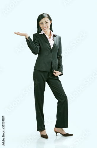 Businesswoman posing for the camera