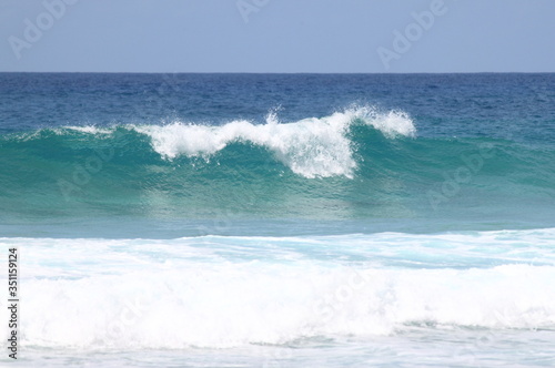 Big breaking ocean wave