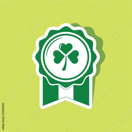 st patrick's day badge