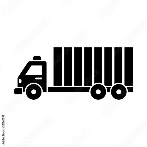 truck - transportation icon vector design template