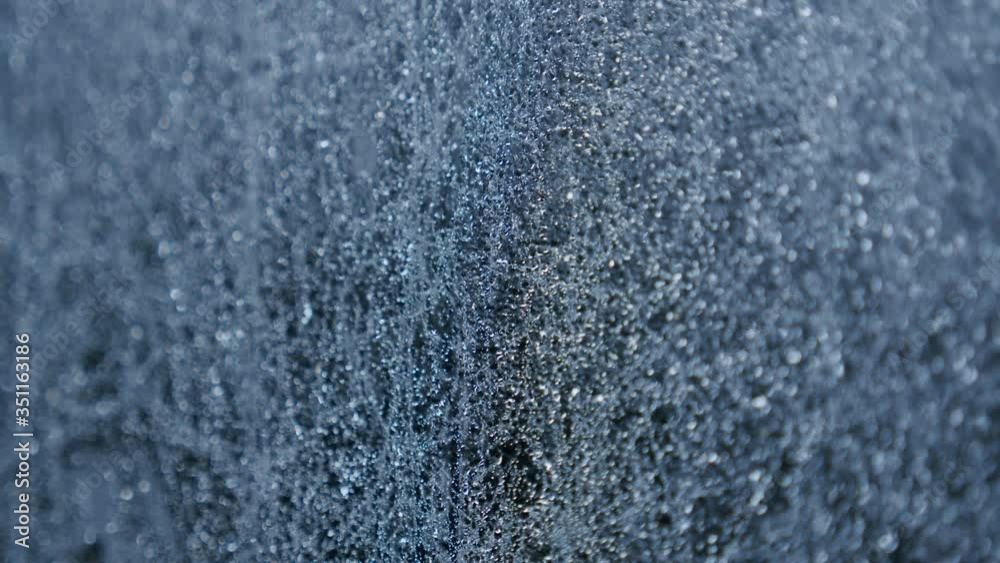 frosted spider web on glass window frosted spider web on glass window