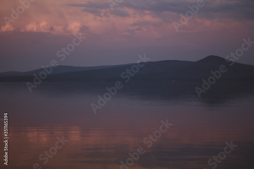 Early morning on the lake Turgoyak , Russia © Larisa Siverina