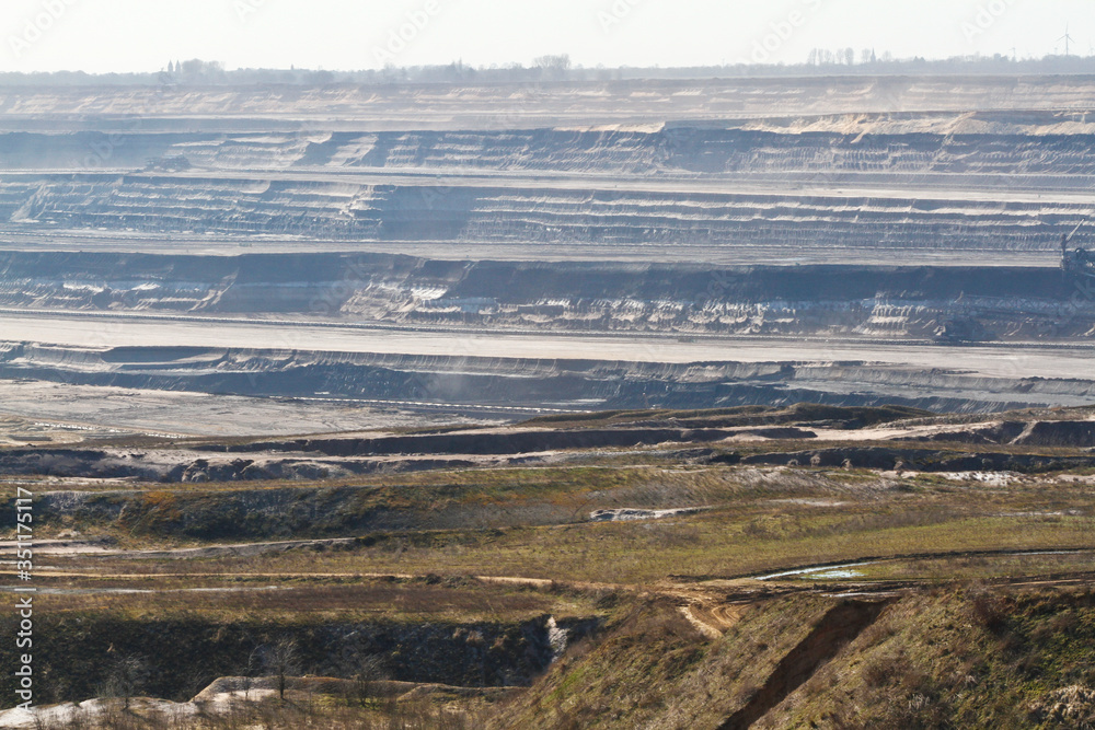 Mining of lignite to generate electricity in Germany