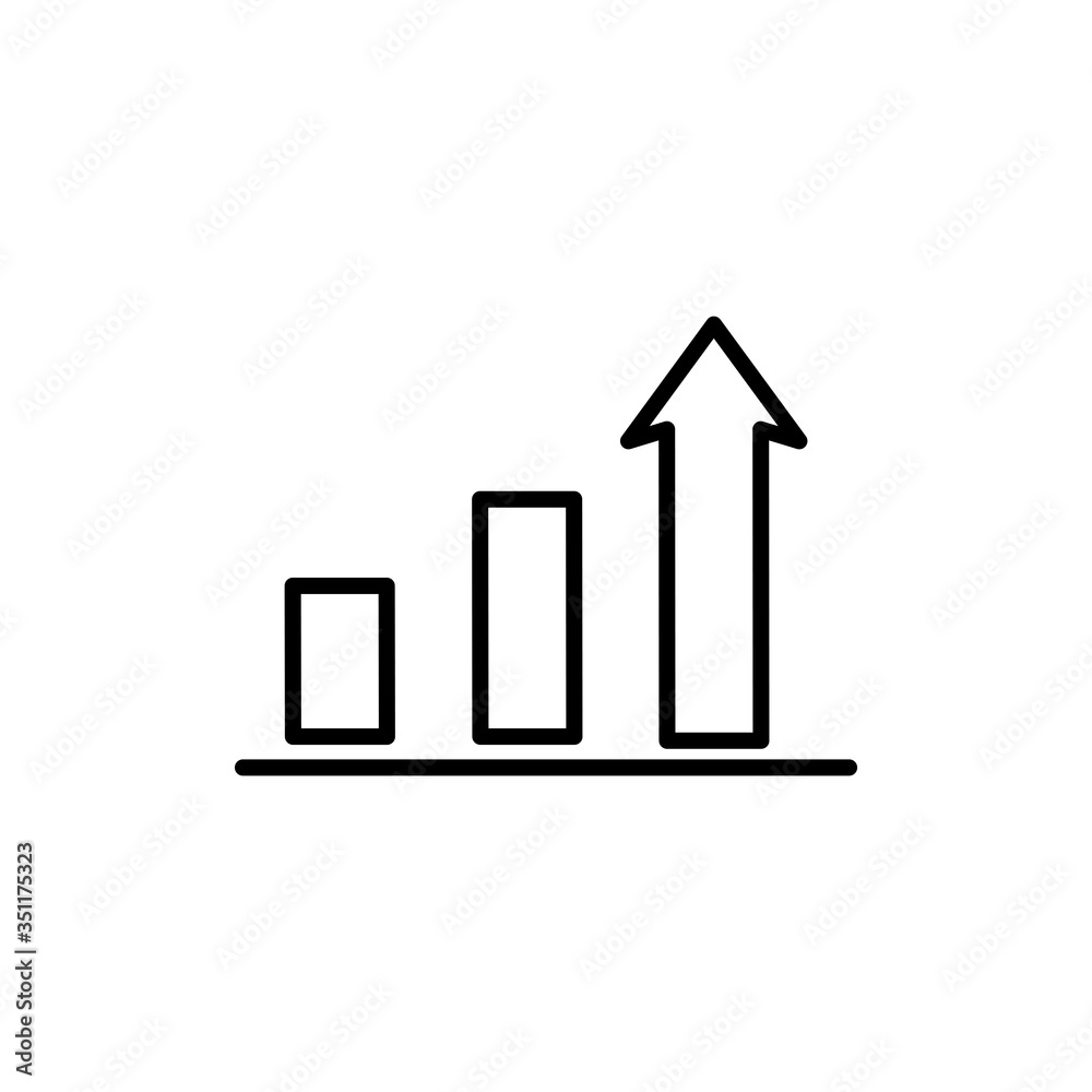 Growth Icon Design Vector Template Growth Icon Design Vector Template