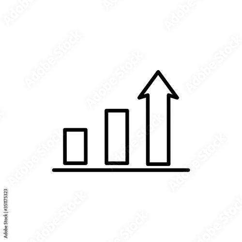 Growth Icon Design Vector Template