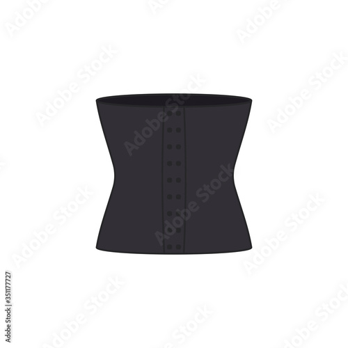 Waist trainer icon. Corset symbol modern, simple, vector, icon for website design, mobile app, ui. Vector Illustration