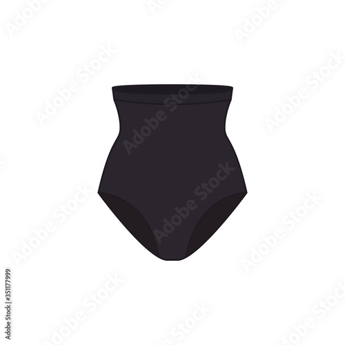 High waist brief icon. Woman underwear symbol modern, simple, vector, icon for website design, mobile app, ui. Vector Illustration