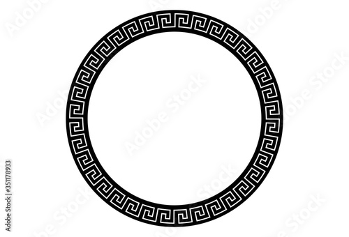 greca, meandro, cornice, decorazione, antica grecia