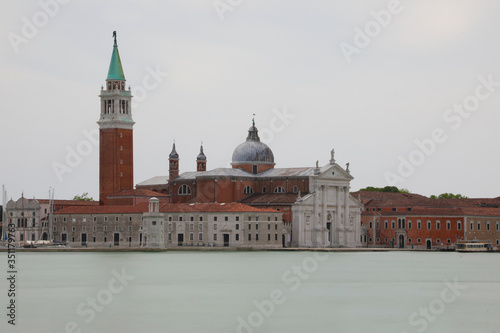 Church of Saint George in Venice photographed with the long exp