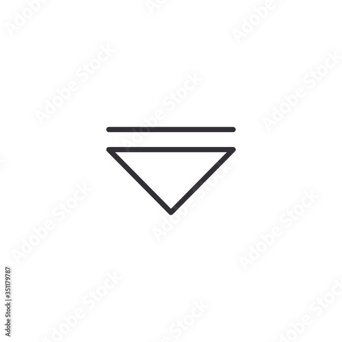 Skip arrow icon. Multimedia symbol modern simple vector icon for website design, mobile app, ui. Vector Illustration