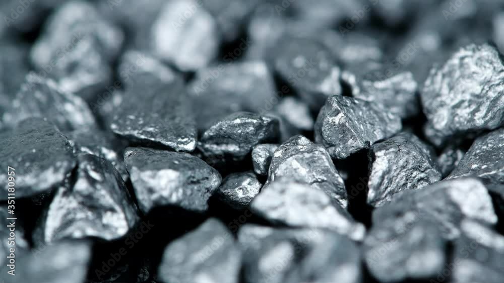 Heap of silver nuggets background (seamless loopable) Heap of silver nuggets background (seamless loopable)