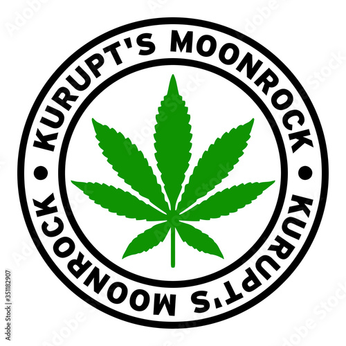 Round Kurupt's Moonrock Marijuana Strain Clipart