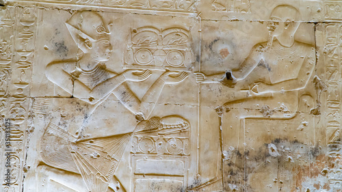 Temple of Seti I in Abydos. Abydos is notable for the memorial temple of Seti I  which contains the Abydos of Egypt King List from Menes until Seti I s father  Ramesses I. Egypt.