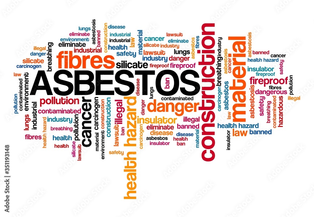 Asbestos word cloud