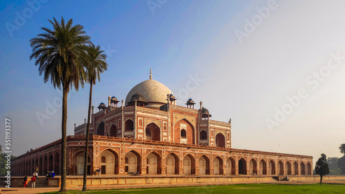 Humayun's Tomb beautiful old Mughal architecture  monument in Delhi India