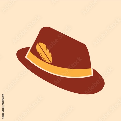 A german hat illustration.