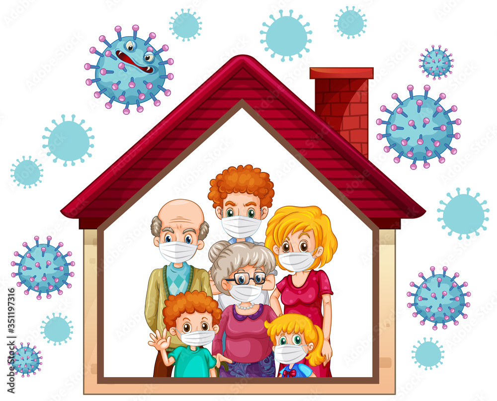Stay home to prevent coronavirus