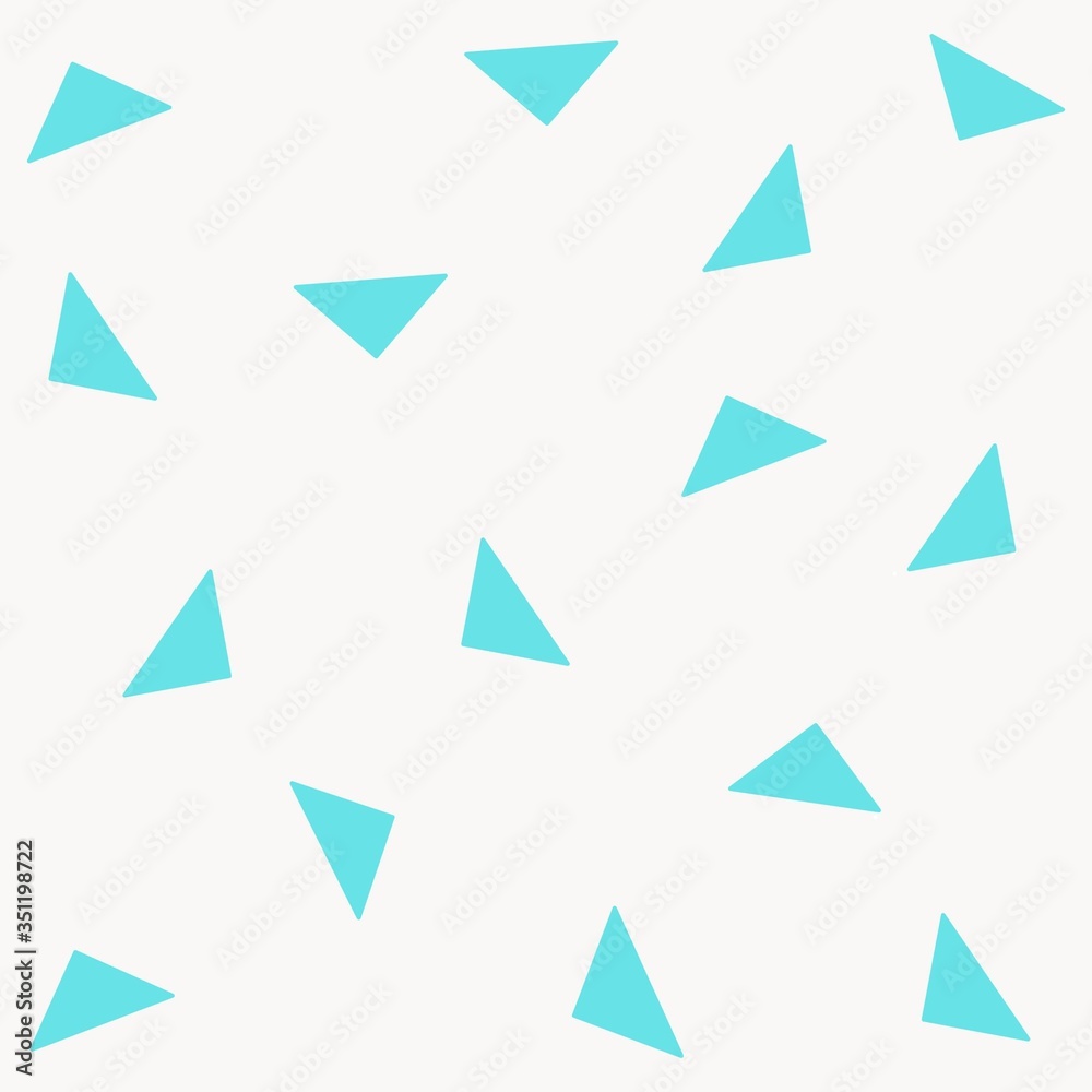 Multicolor triangles design on white background illustration Multicolor triangles design on white background illustration