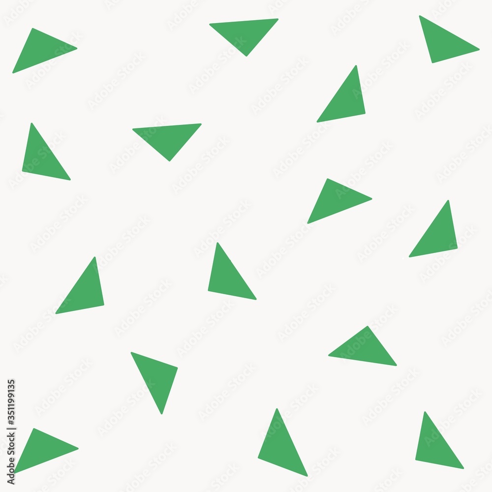 Multicolor triangles design on white background illustration Multicolor triangles design on white background illustration