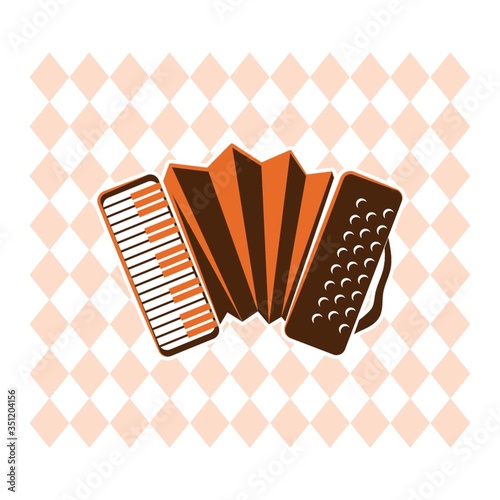 A accordion illustration.